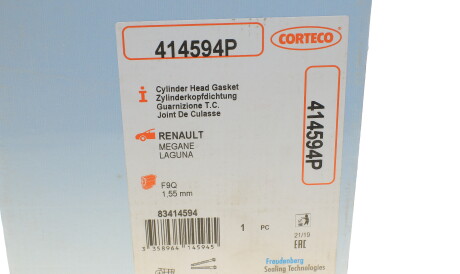Фото 2 - Прокладка ГБЦ головки блока CORTECO 414594P