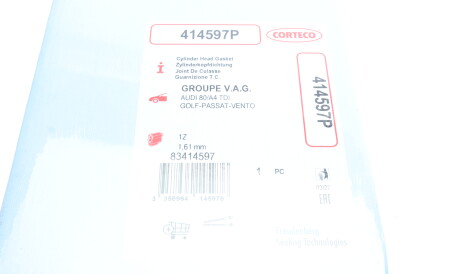 Фото 2 - Прокладка ГБЦ головки блока CORTECO 414597P