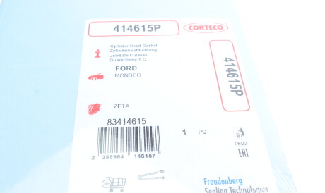 Фото 2 - Прокладка ГБЦ головки блока CORTECO 414615P