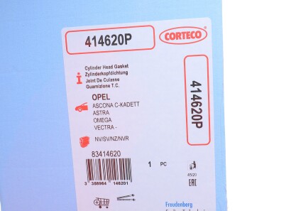 Фото 2 - Прокладка ГБК блока циліндрів CORTECO 414620P