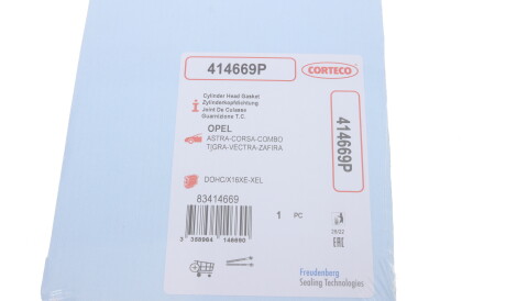 Фото 2 - Прокладка ГБК блока циліндрів CORTECO 414669P