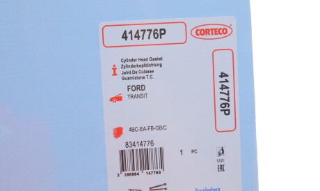 Фото 2 - Прокладка ГБЦ головки блока CORTECO 414776P