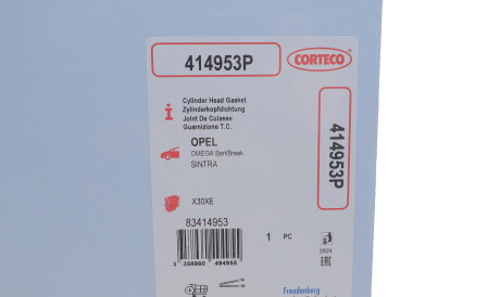 Фото 2 - Прокладка ГБК блока циліндрів CORTECO 414953P