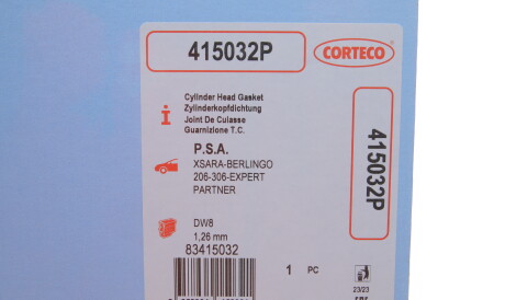 Фото 2 - Прокладка ГБЦ головки блока CORTECO 415032P