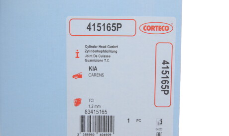Фото 2 - Прокладка ГБЦ головки блока CORTECO 415165P