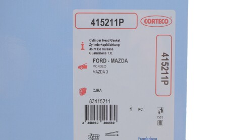 Фото 2 - Прокладка ГБЦ головки блока CORTECO 415211P