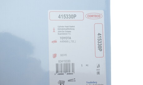 Фото 2 - Прокладка ГБК блока циліндрів CORTECO 415330P