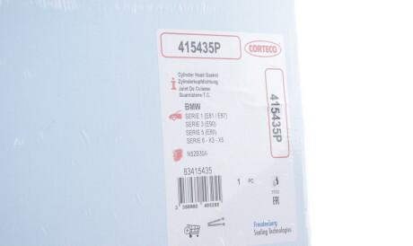 Фото 2 - Прокладка ГБК блока циліндрів CORTECO 415435P