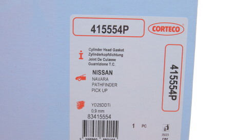Фото 2 - Прокладка ГБЦ головки блока CORTECO 415554P