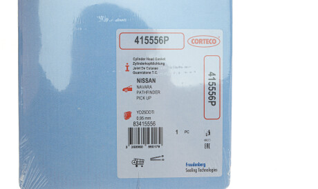 Фото 2 - Прокладка ГБЦ головки блока CORTECO 415556P