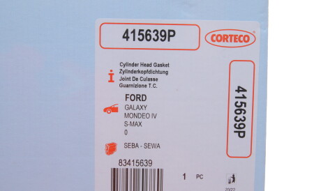Фото 2 - Прокладка ГБЦ головки блока CORTECO 415639P