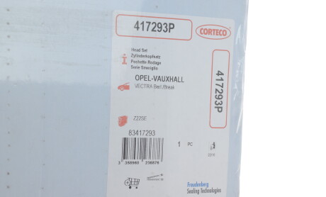 Фото 2 - Прокладки (комплект) CORTECO 417293P