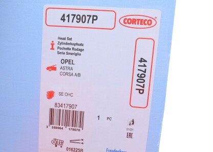 Фото 2 - Комплект прокладок CORTECO 417907P