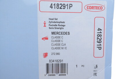 Фото 2 - Комплект прокладок CORTECO 418291P