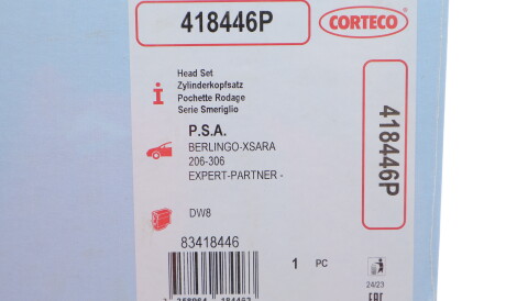 Фото 2 - Комплект прокладок CORTECO 418446P