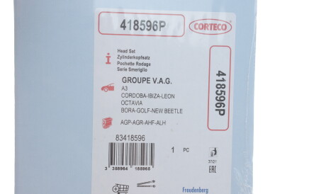 Фото 2 - Прокладки (комплект) CORTECO 418596P