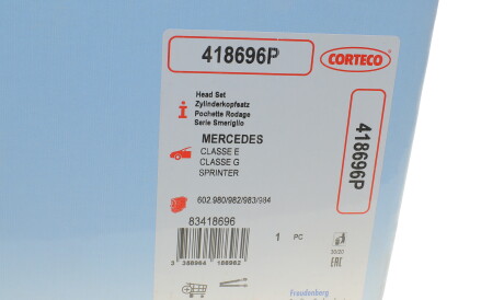 Фото 2 - Прокладки (комплект) CORTECO 418696P