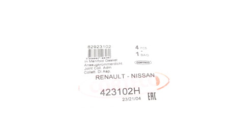 Фото 2 - Прокладка впускного колектора CORTECO 423102H