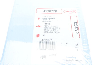 Фото 2 - Прокладка випускного колектора CORTECO 423877P