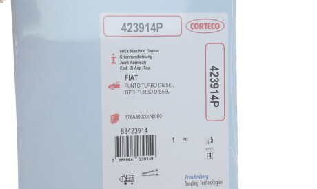 Фото 2 - Прокладка випускного колектора CORTECO 423914P