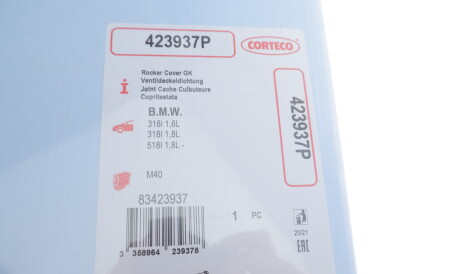 Фото 2 - Прокладка клапанної кришки CORTECO 423937P