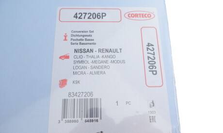 Фото 2 - Прокладка CORTECO 427206P