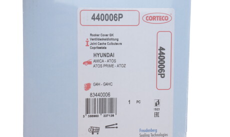 Фото 2 - Прокладка клапанної кришки CORTECO 440006P