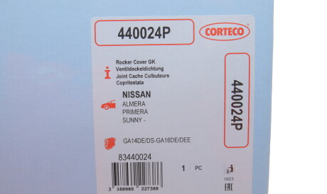 Фото 2 - Прокладка клапанної кришки CORTECO 440024P