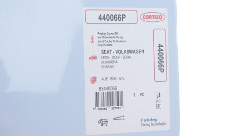 Фото 2 - Прокладка клапанної кришки CORTECO 440066P