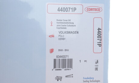 Фото 2 - Прокладка клапанної кришки CORTECO 440071P