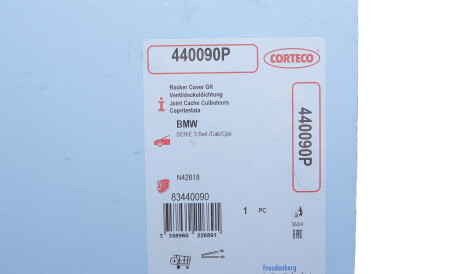 Фото 2 - Прокладка клапанної кришки CORTECO 440090P