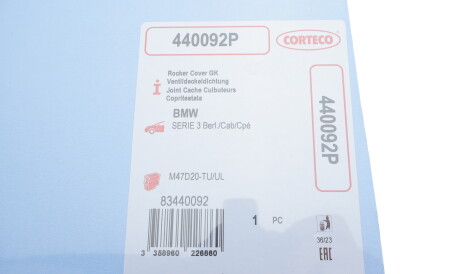 Фото 2 - Прокладка клапанної кришки CORTECO 440092P