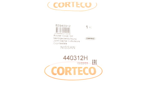 Фото 2 - Прокладка клапанної кришки CORTECO 440312H