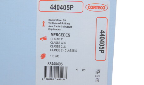 Фото 2 - Прокладка клапанной крышки CORTECO 440405P