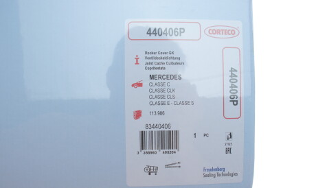 Фото 2 - Прокладка клапанной крышки CORTECO 440406P