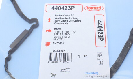 Фото 2 - Прокладка клапанной крышки CORTECO 440423P