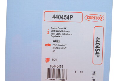 Фото 2 - Прокладка клапанной крышки CORTECO 440454P