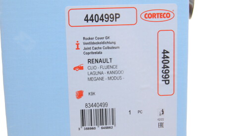 Фото 2 - Прокладка клапанної кришки CORTECO 440499P