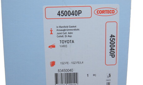 Фото 2 - Прокладка впускного коллектора CORTECO 450040P