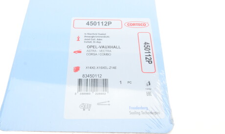 Фото 2 - Прокладка впускного коллектора CORTECO 450112P