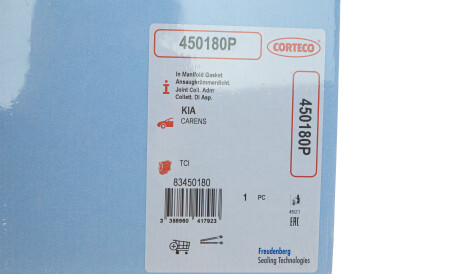 Фото 2 - Прокладка впускного коллектора CORTECO 450180P