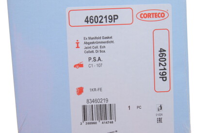 Фото 2 - Прокладка выпускного коллектора CORTECO 460219P