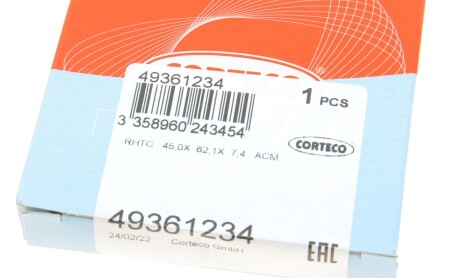 Фото 5 - Сальник трансмисии CORTECO 49361234