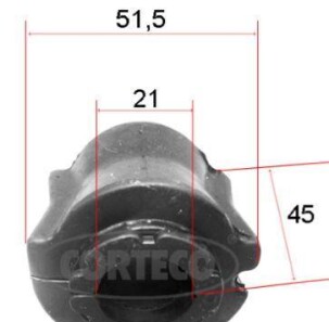 Подвеска - (5094E5, 51785488) CORTECO 49371817