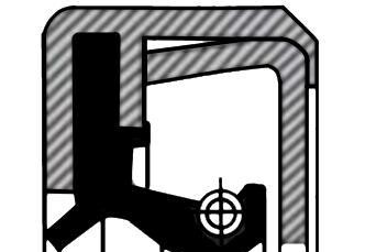 Сальник колінвалу (34x66/11x10) CASE IH MAXXUM, MC, MX 1004-40T-6T-590 - CORTECO 49373995