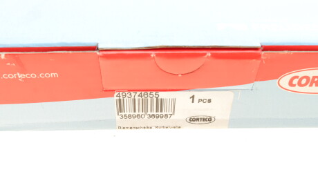 Фото 6 - Шків колінвалу / Демфер CORTECO 49374655