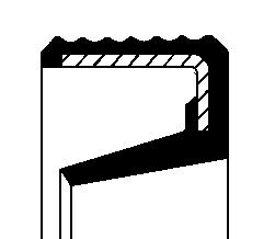 Ущільнене кільце, тяга перемикання передач - (1555461, 4C1R7288AB) CORTECO 49389307