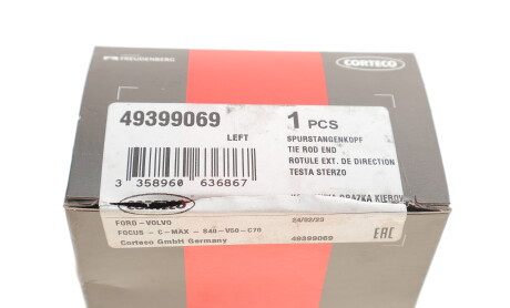 Фото 4 - Рульовий наконечник CORTECO 49399069