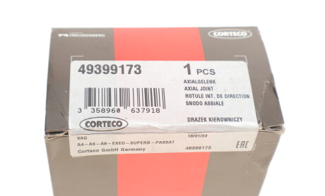 Фото 4 - Рулевая тяга CORTECO 49399173