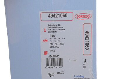 Фото 2 - Прокладка клапанної кришки CORTECO 49421060